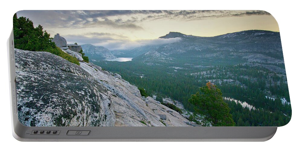 California Portable Battery Charger featuring the photograph Sunrise Over Tenaya Lake - Yosemite National Park by Brendan Reals