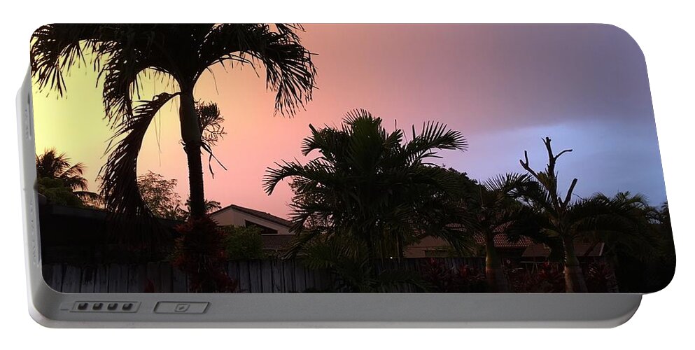 Sunset Portable Battery Charger featuring the photograph Sunset 2 by Val Oconnor
