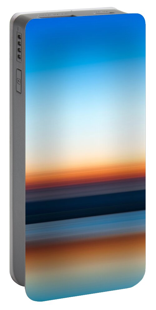 Sunset Portable Battery Charger featuring the photograph Sunset at Ottawa Lake by Scott Norris