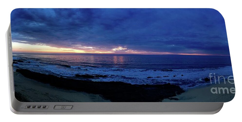 Beach Portable Battery Charger featuring the photograph Sunset by Dennis Richardson