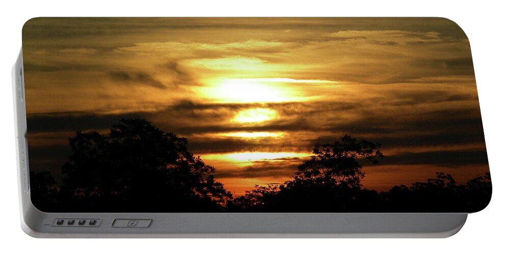 Sunset Portable Battery Charger featuring the photograph Sunset In Carolina by Matthew Seufer