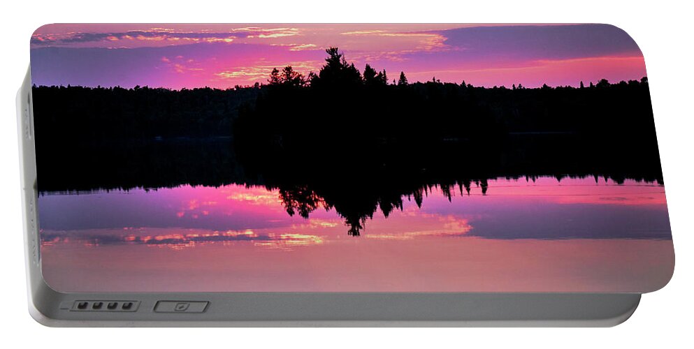 9 Mile Lake Portable Battery Charger featuring the photograph Invincible Gentleness by Cynthia Dickinson