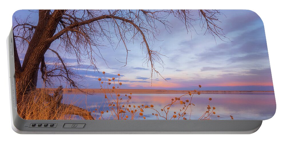 Sunset Portable Battery Charger featuring the photograph Sunset Overhang by Darren White