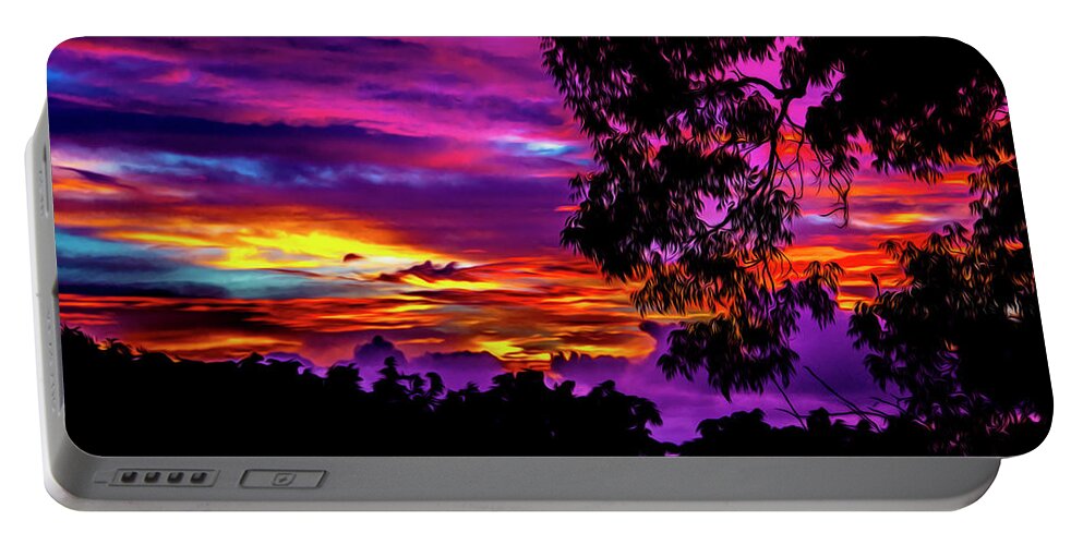 Sunset Portable Battery Charger featuring the photograph Sunset by Stuart Manning