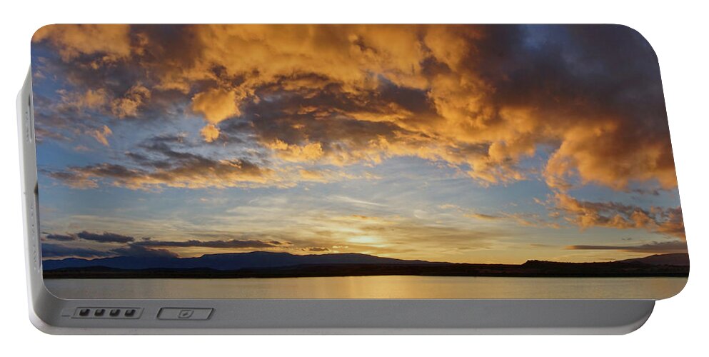Sedona Wetlands Portable Battery Charger featuring the photograph Sunset Symphony by Leda Robertson