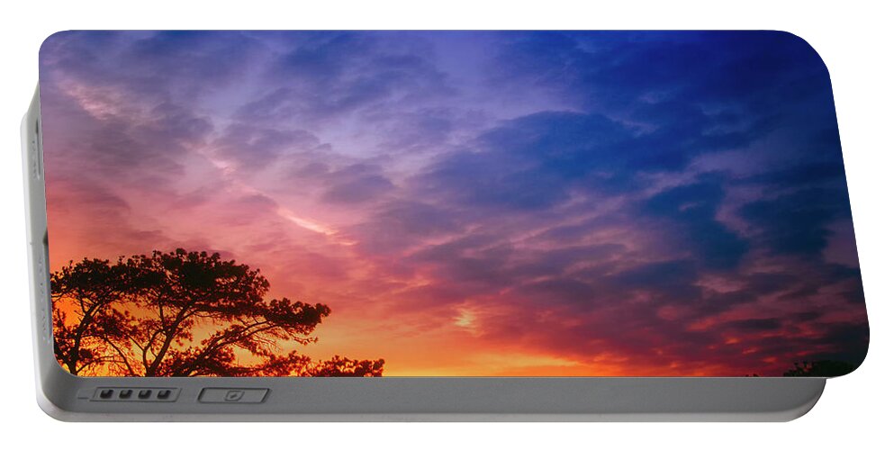 Sunset Torrey Pines San Diego California Portable Battery Charger featuring the photograph Sunset Torrey Pines San Diego California by Lawrence Knutsson
