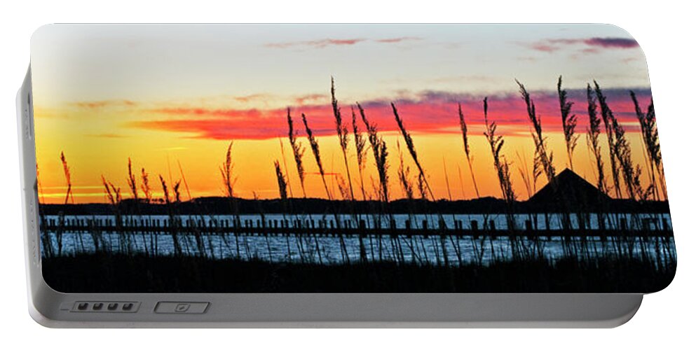 Sunset Portable Battery Charger featuring the photograph Sunsets Colors by Elsa Santoro