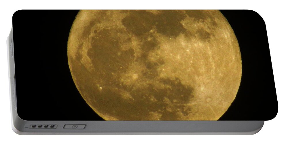Supermoon Portable Battery Charger featuring the photograph Supermoon 2017 by Jeff Iverson