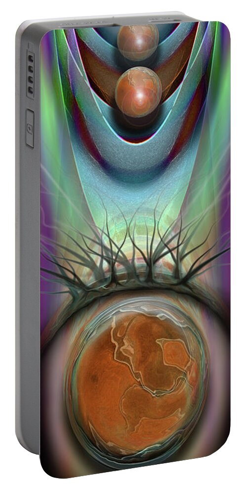 Mighty Sight Studio Portable Battery Charger featuring the digital art Oh Suzanne by Steve Sperry