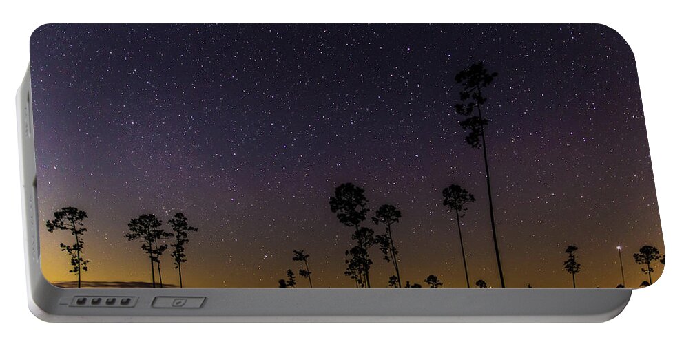 Georgia Portable Battery Charger featuring the photograph Swamp Nightsky by Stefan Mazzola