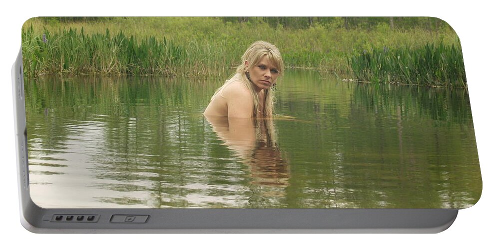 Www.naturesexoticbeauty.com Portable Battery Charger featuring the photograph Swamp Witch by Lucky Cole