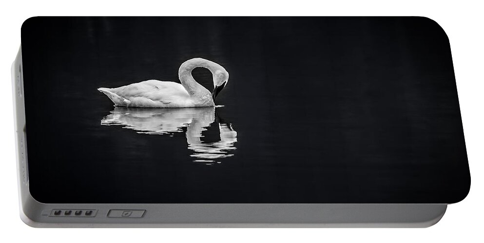  Portable Battery Charger featuring the photograph Swans by David Downs