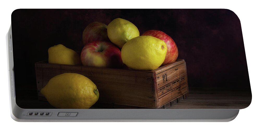 Apple Portable Battery Charger featuring the photograph Sweet and Sour Fruits Still Life by Tom Mc Nemar