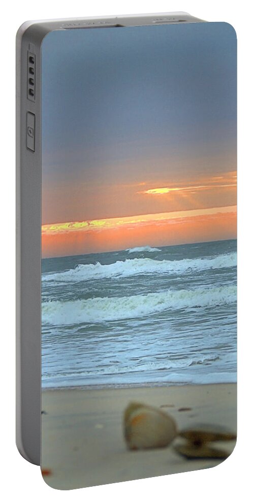 Seas Portable Battery Charger featuring the photograph Sweet Sunrise I I by Newwwman