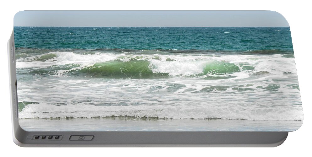 Ocean Portable Battery Charger featuring the photograph Swell by Donna Blackhall