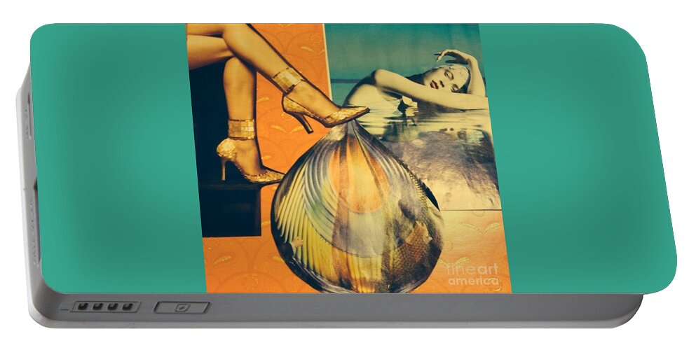 Swim Portable Battery Charger featuring the photograph Swimmers Dream by Elizabeth Hoskinson