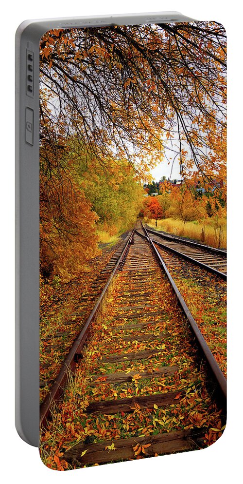Switching To Autumn Portable Battery Charger featuring the photograph Switching to Autumn by David Patterson