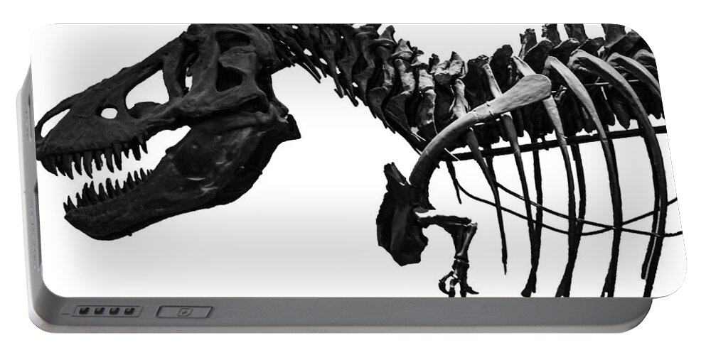 Trex Portable Battery Charger featuring the photograph T-Rex by Martin Newman