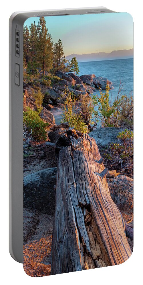 Lake Tahoe Portable Battery Charger featuring the photograph Tahoe In Late Summer by Jonathan Nguyen