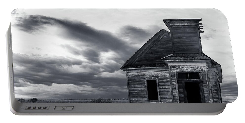 Church Portable Battery Charger featuring the photograph Taiban Presbyterian Church, New Mexico #3 by Adam Reinhart