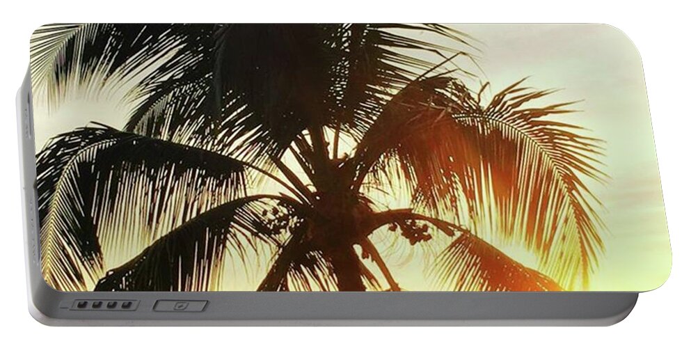  Portable Battery Charger featuring the photograph Taking In The Sunset In Beautiful Hawaii by Aleck Cartwright