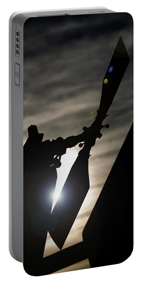 Tale Portable Battery Charger featuring the photograph Tale Sun by Paul Job