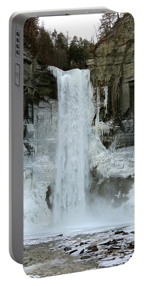 Taughannock Portable Battery Charger featuring the photograph Taughannock Falls by Azthet Photography