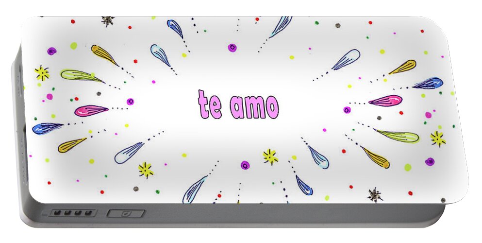 Te Amo Portable Battery Charger featuring the photograph Te Amo by L Machiavelli