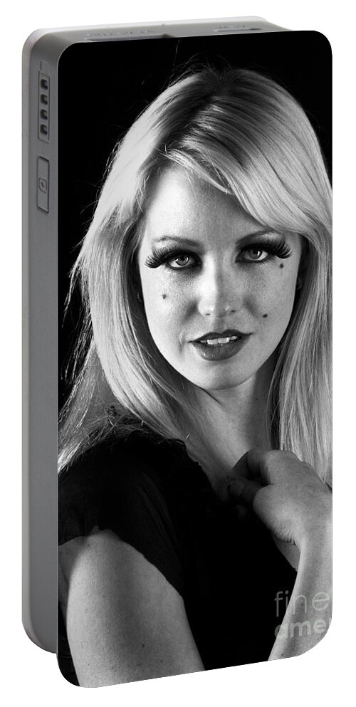 Glamour Photographs Portable Battery Charger featuring the photograph Tenderhearted by Robert WK Clark