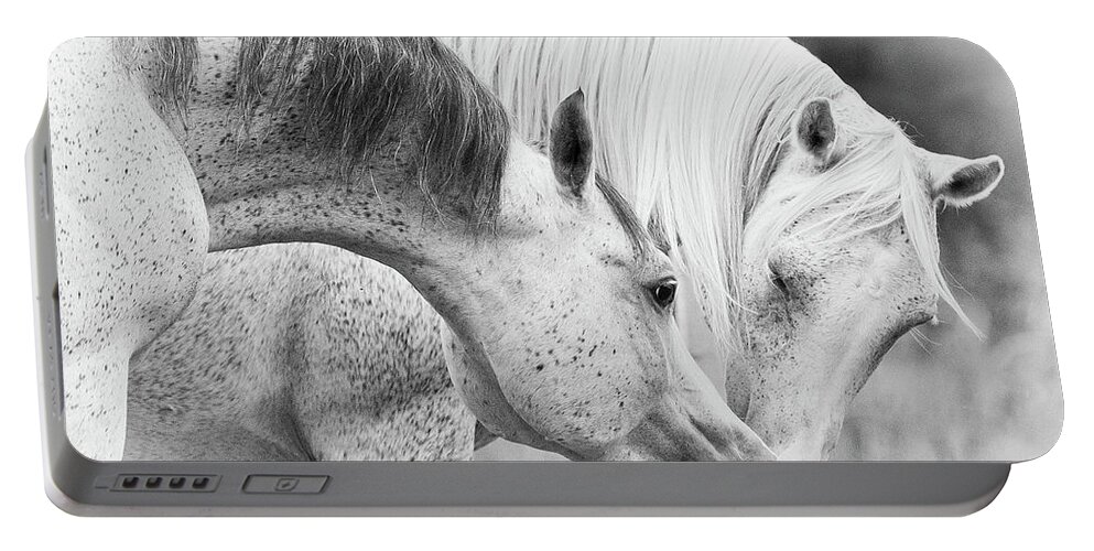 Russian Artists New Wave Portable Battery Charger featuring the photograph Tenderness by Ekaterina Druz