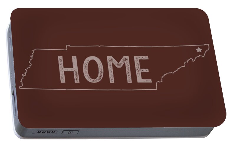 Tenneessee Portable Battery Charger featuring the digital art Tennessee Home by Heather Applegate