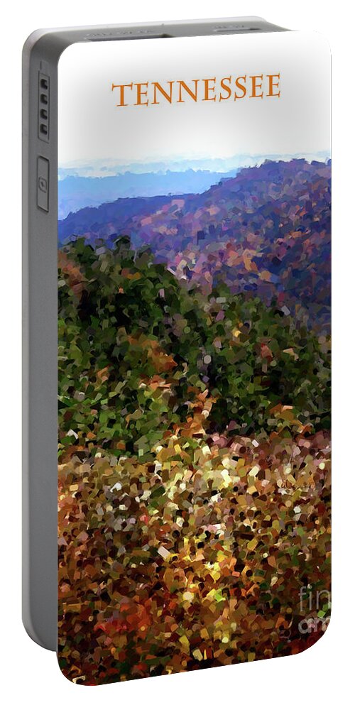 Tennessee Portable Battery Charger featuring the digital art Tennessee by Phil Perkins