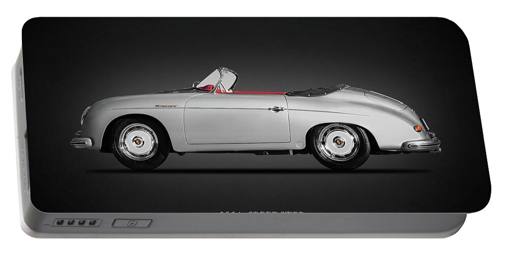 Porsche 356 Portable Battery Charger featuring the photograph The 356A Speedster by Mark Rogan