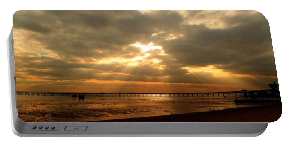 Hdr Portable Battery Charger featuring the photograph The Angels Are Calling by Vicki Spindler