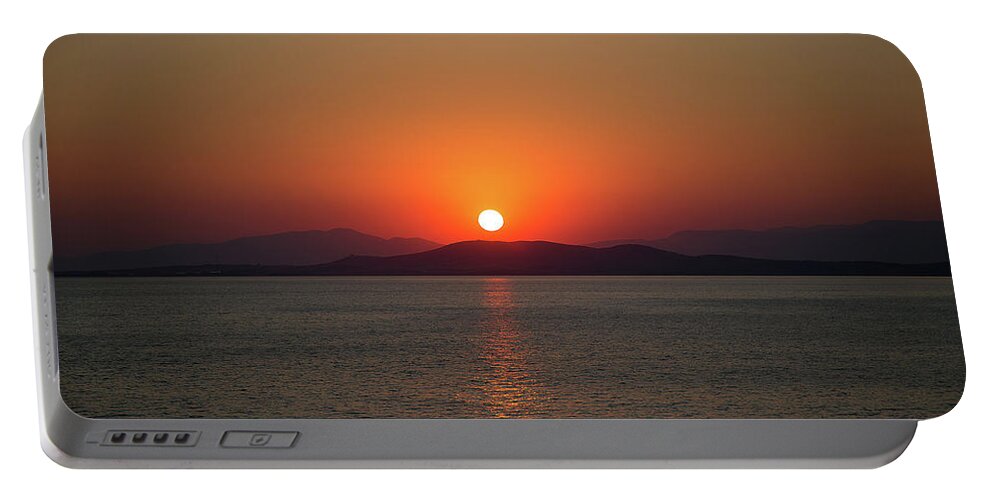 Landscape Portable Battery Charger featuring the photograph The Beauty of Sunset by Milena Ilieva