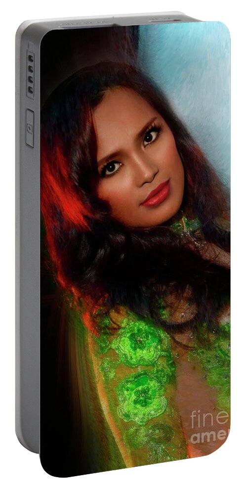  Portable Battery Charger featuring the photograph The Beauty Thanh Thao Tran by Blake Richards