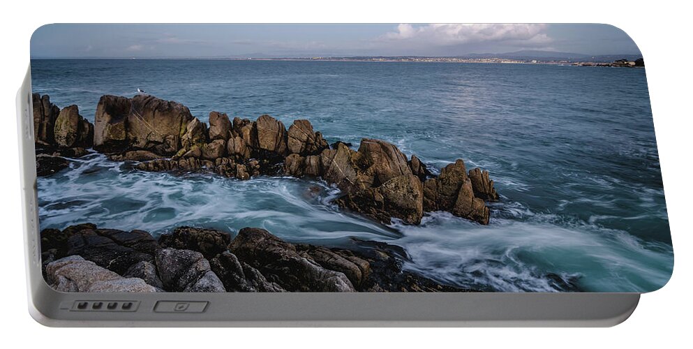 Landscape Portable Battery Charger featuring the photograph The Coast at Dusk No.2 by Margaret Pitcher