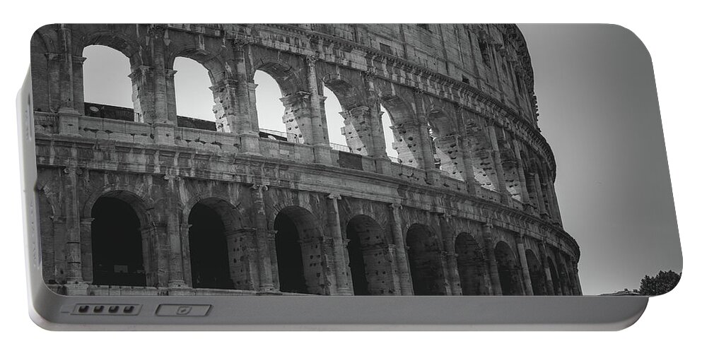 Colosseum Portable Battery Charger featuring the photograph The Colosseum, Rome Italy by Perry Rodriguez