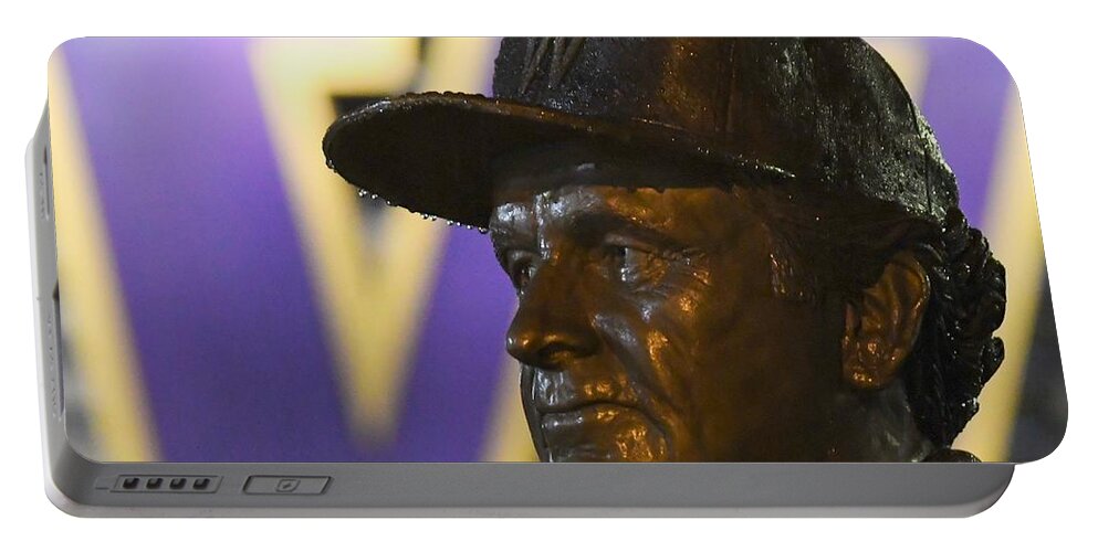Don James Portable Battery Charger featuring the photograph The Dawg Father by Jeff Cook