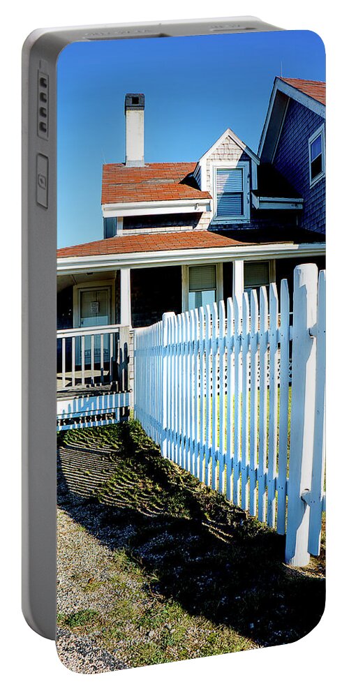 Cape Cod Portable Battery Charger featuring the photograph The Day is Getting Long by Greg Fortier