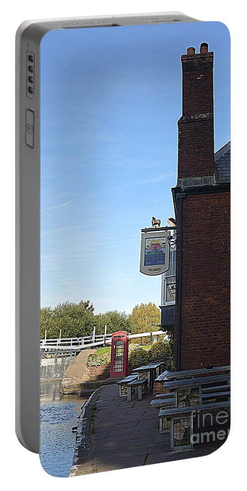 The Double Locks Portable Battery Charger featuring the photograph The Double Locks by Andy Thompson