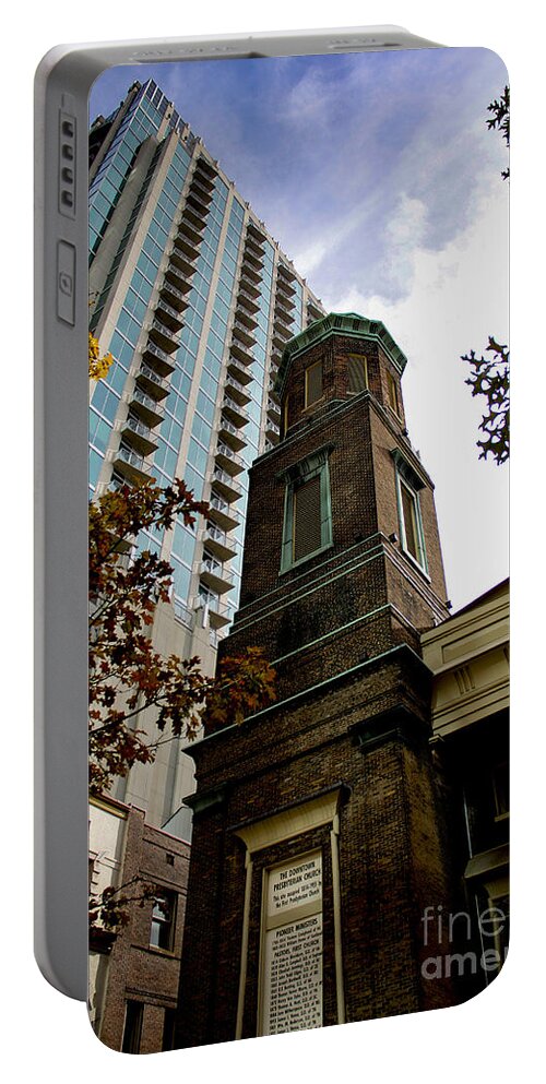 Church Portable Battery Charger featuring the photograph The Downtown Presbyterian Church Nashville Tennessee by Marina McLain