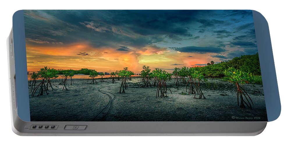 Florida Portable Battery Charger featuring the photograph The Endless Trail by Marvin Spates