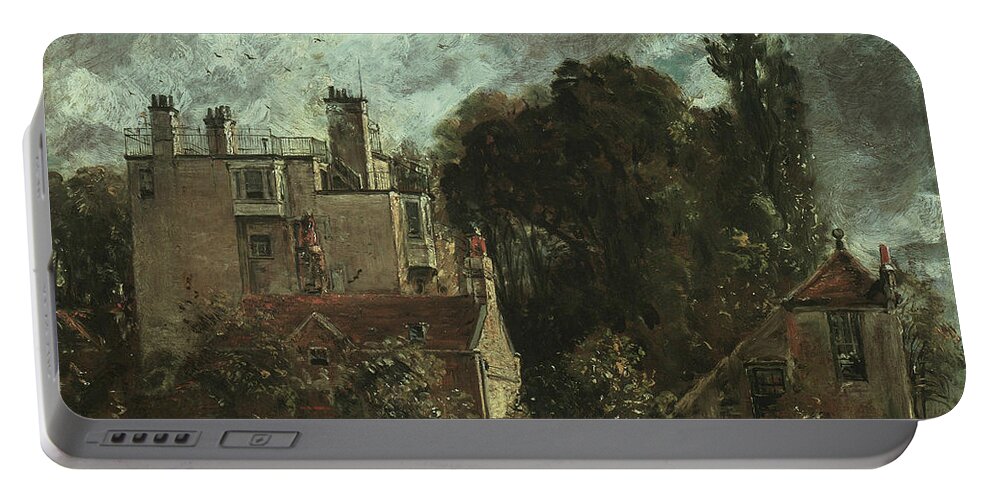 English Romantic Painters Portable Battery Charger featuring the painting The Grove or the Admiral's House in Hampstead by John Constable