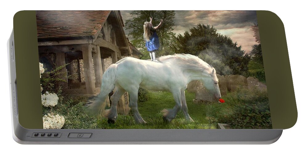 Gypsy Children Portable Battery Charger featuring the photograph The Gypsy Prayer by Fran J Scott