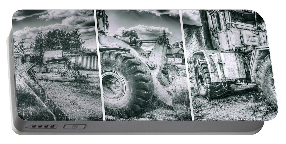 Mechanical Cogs Of Time Portable Battery Charger featuring the photograph The Hog of Industry by John Williams