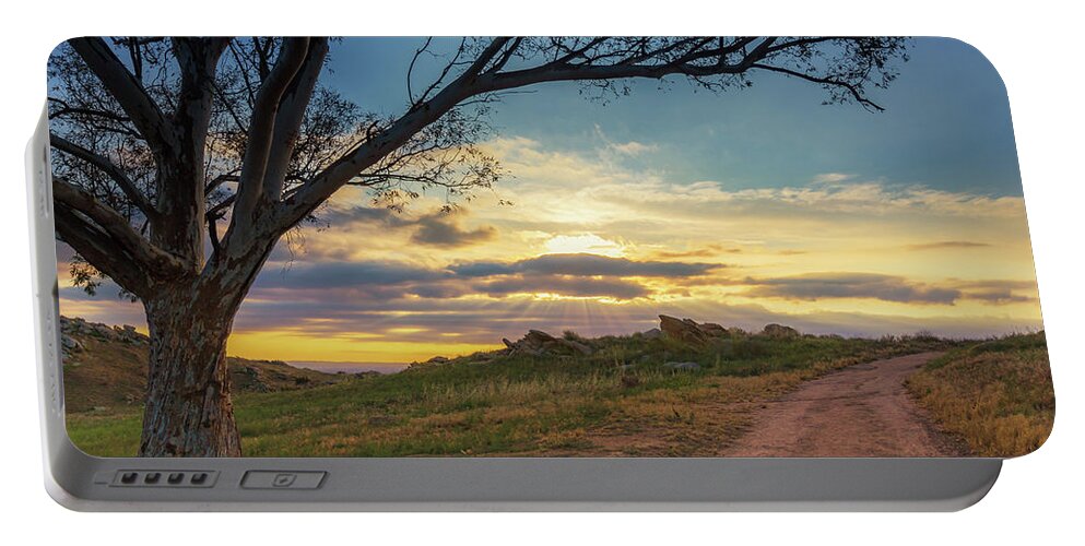 Paths Portable Battery Charger featuring the photograph The Journey Home by Tassanee Angiolillo