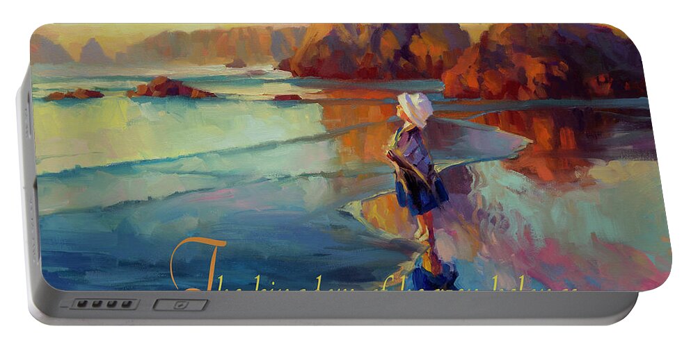 Christian Portable Battery Charger featuring the digital art The Kingdom Belongs to These by Steve Henderson