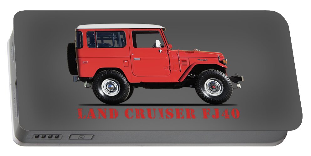 Land Cruiser Fj40 Portable Battery Charger featuring the photograph The Land Cruiser FJ40 by Mark Rogan