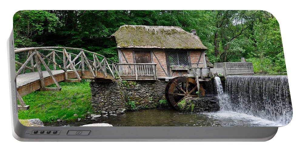 #gomez Mill House Portable Battery Charger featuring the photograph The Mill At Gomez Mill House by Cornelia DeDona